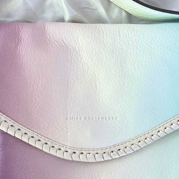 Aimee Kestenberg Pebble Leather Ombre Crossbody Bag - Picture 4 of 9